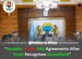 The Federal Cabinet of Somalia has approved a decision to end all agreements with the United Arab Emirate.