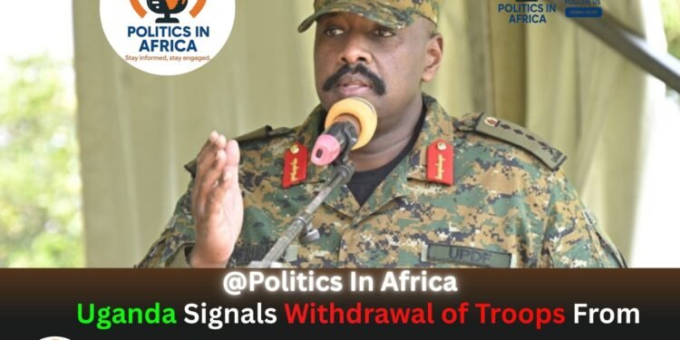 Uganda Signals Withdrawal of Troops From Somalia After Nearly Two Decades of Peacekeeping.